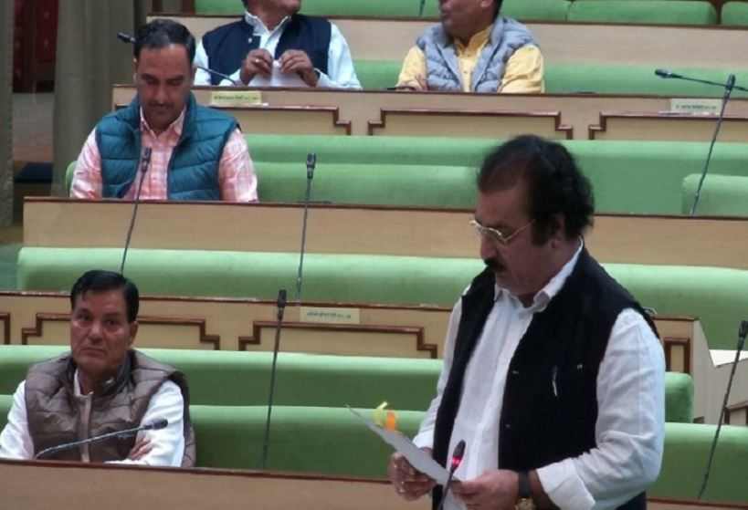 Pratap Singh Khachariyawas speaking during Rajasthan Assembly session