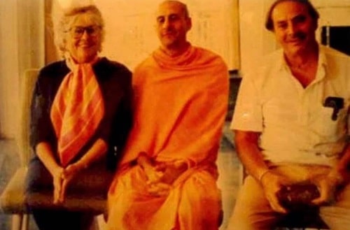 Radhanath Swami and his parents