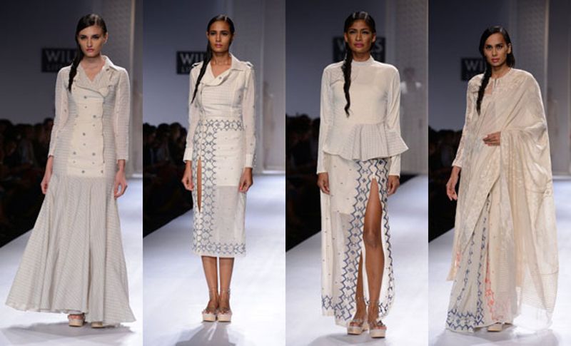 Rahul Mishra's first collection at the Lakme Fashion Week 2006