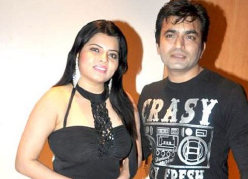 Raja Chaudhary with his ex-girlfriend