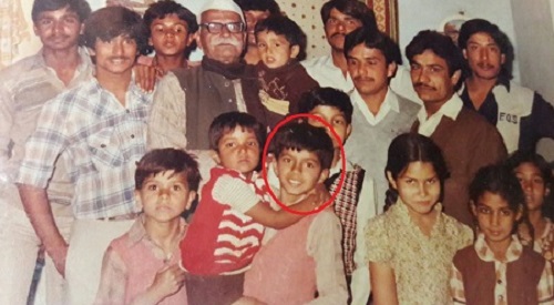 Raja Chaudhary's childhood picture