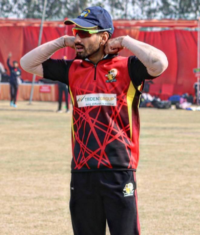 Ramandeep Singh playing in Shere Punjab T20 Cup
