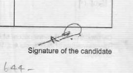 Ramchandra Yadav's signature