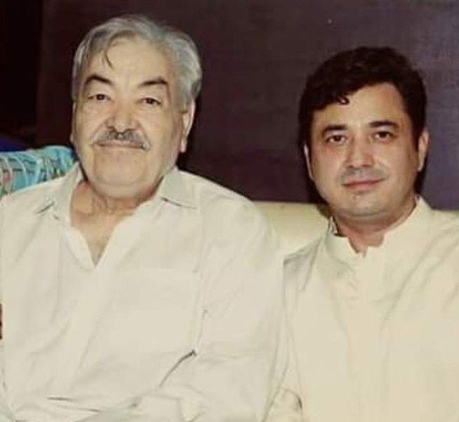 Rasheed Naz with his son, Hasan Noman