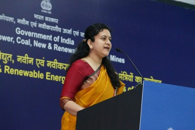 Ritu Maheshwari during an event as the managing director of KESCo