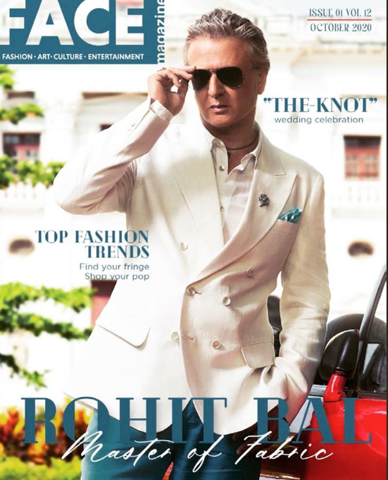  Rohit Bal featured on the cover of a magazine