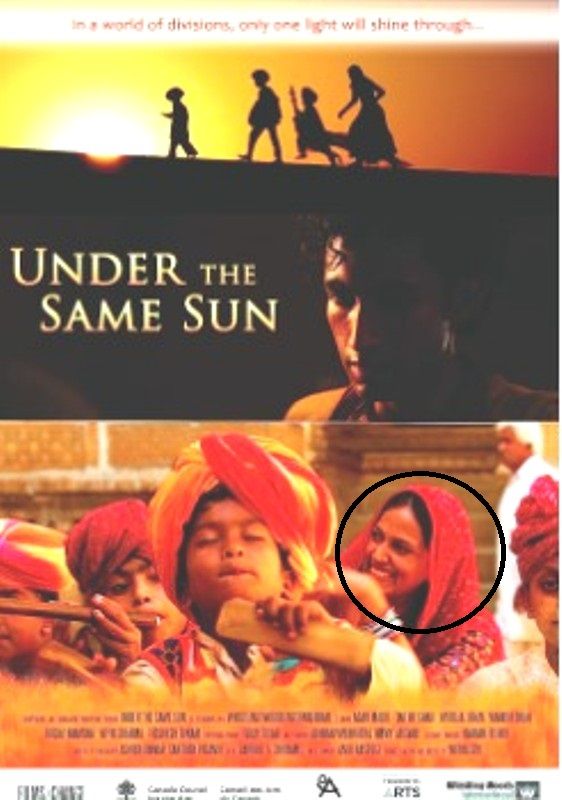 Rucha Inamdar as Yasmeen on the poster of Under The Same Sun (2015)