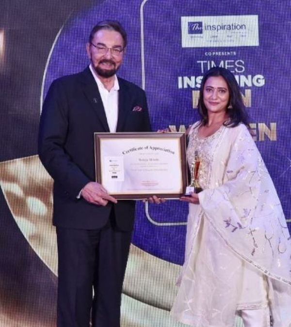 Rutuja Shinde honoured with the label of Times 'Inspiring Women'