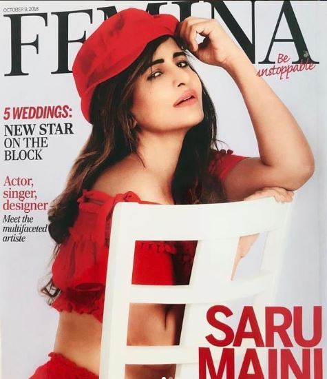 Saru Maini featured on the cover of Femina magazine