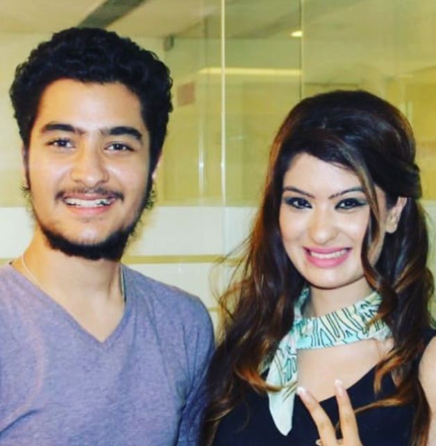 Shilpa Dhar with her brother