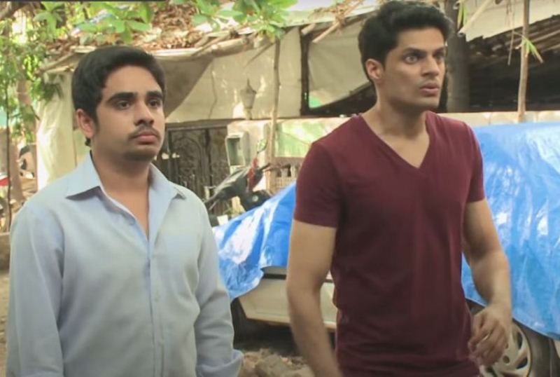 Sudev Nair (right) in a still from the web series 'Not Fit'