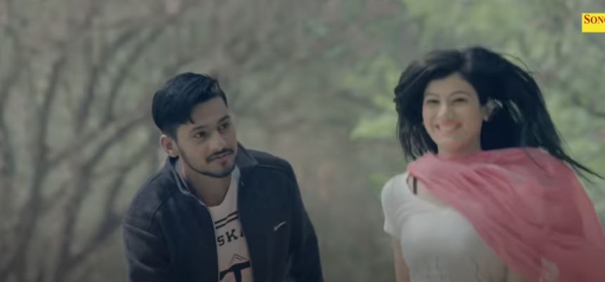 Sumit Singh featured in the music video of the song Jaatni ka Pyar