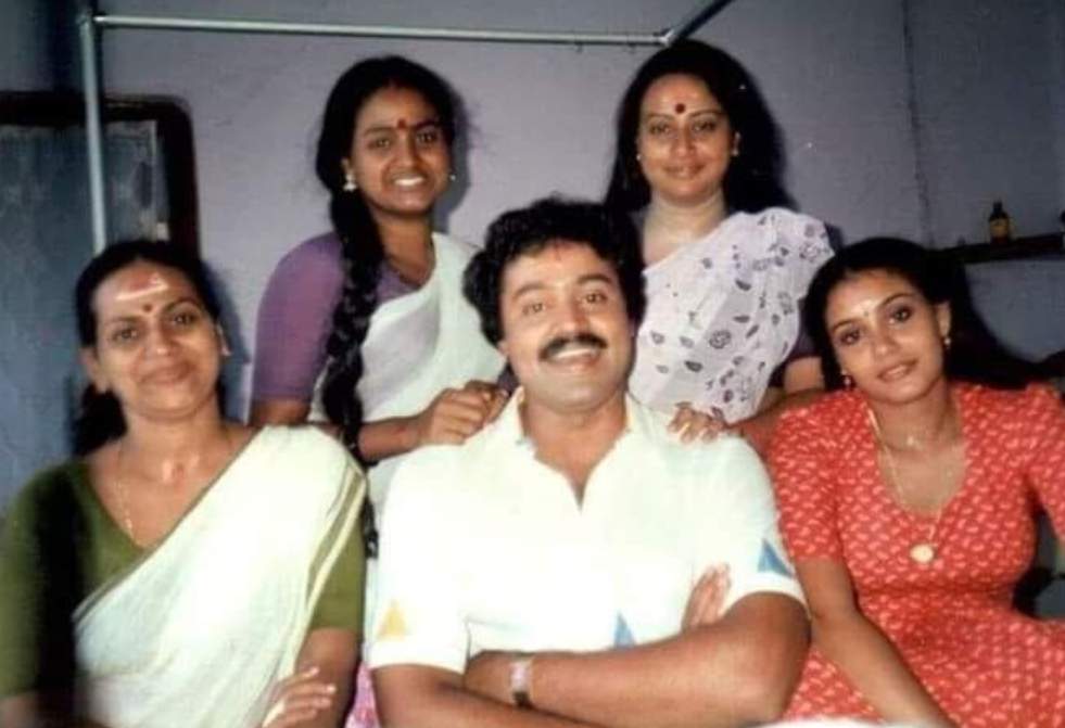 Suresh Gopi during the shoot of a film