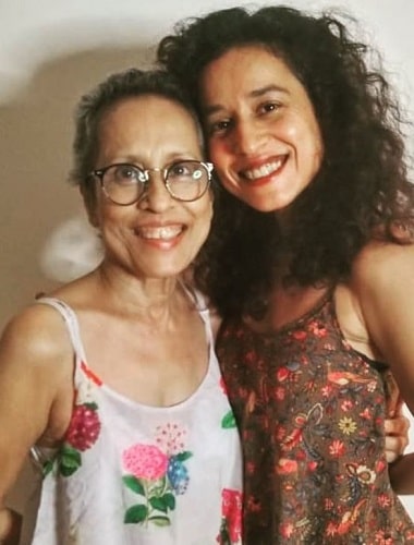 Tillotama Shome and her mother