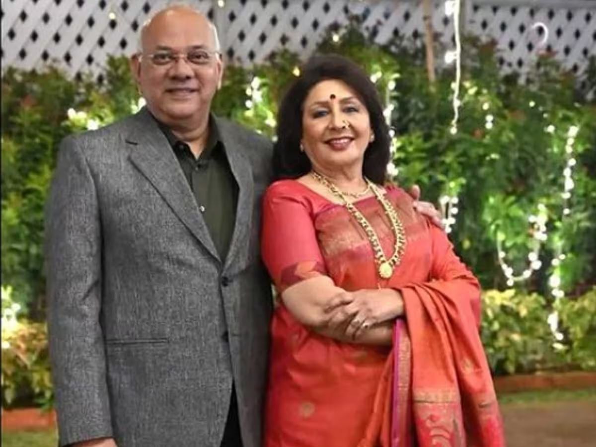 Vandana Gupte with her husband