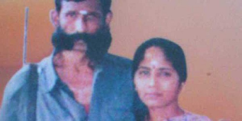 Veerappan with his wife