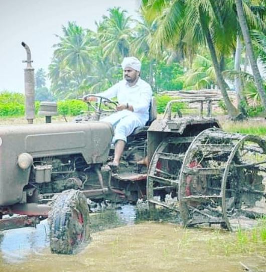 ramchandra yadav doing farming