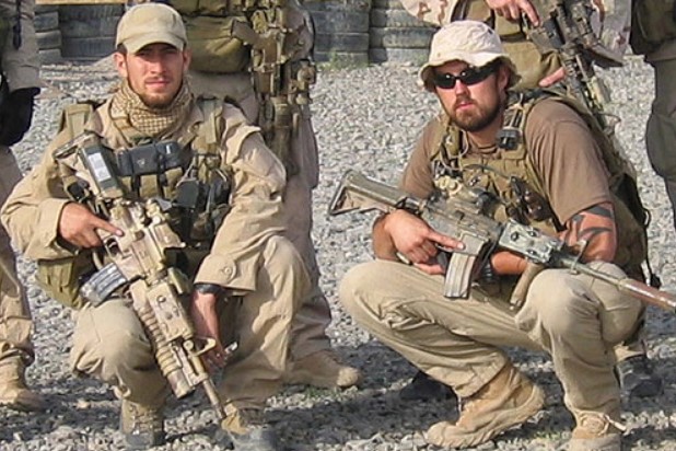 A photo of Danny with Marcus A. Luttrell