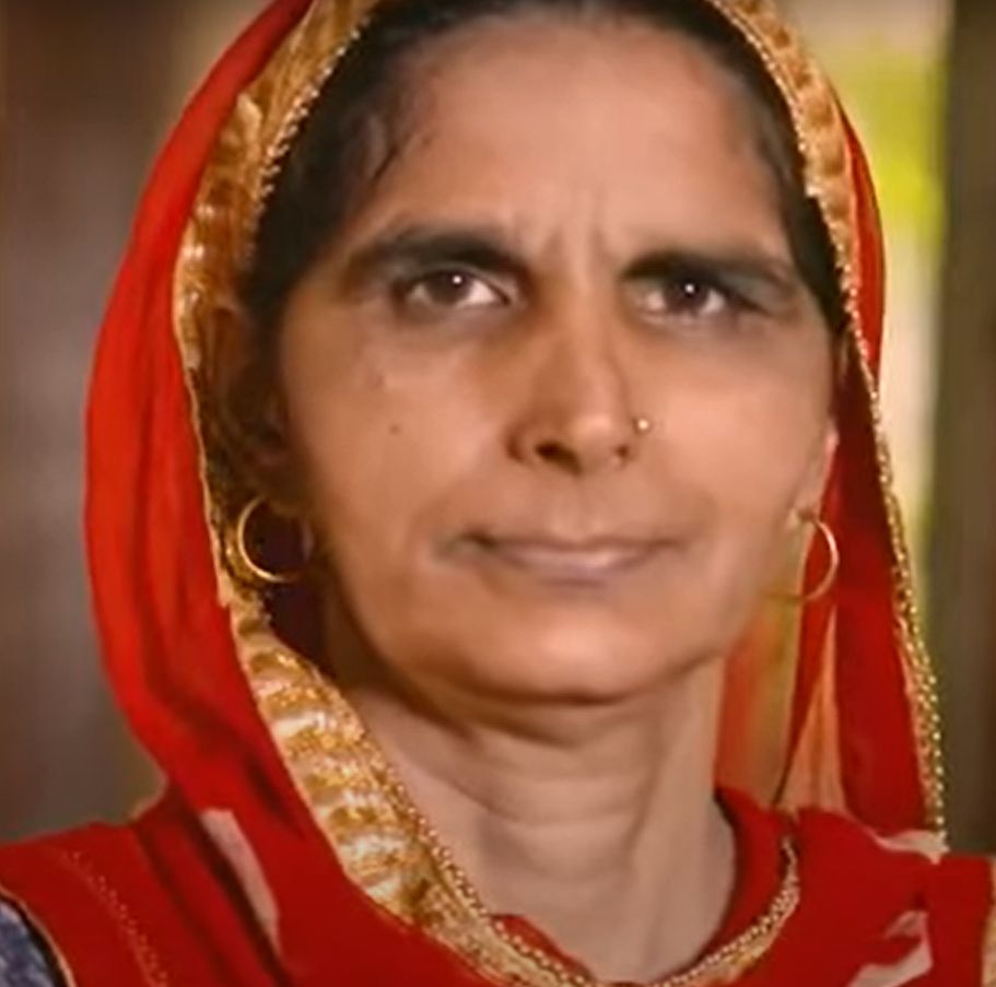 A picture of Monu Goyat's mother