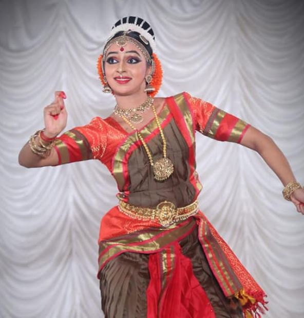  A picture of Lakshmi dancing posted by her on social media