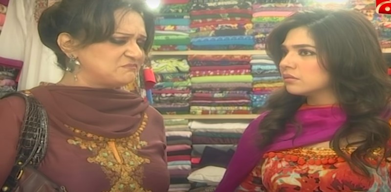 A screengrab from the show Dolly Ki Ayegi Baraat, starring Natasha Ali (right)