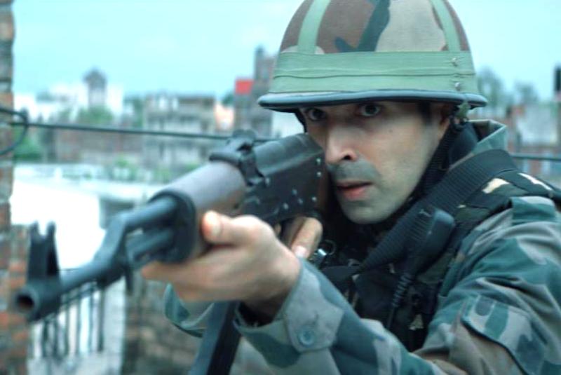 Actor Varun Mitra as Lt Triveni Singh in the Amazon miniTV series Rakshak: India's Braves
