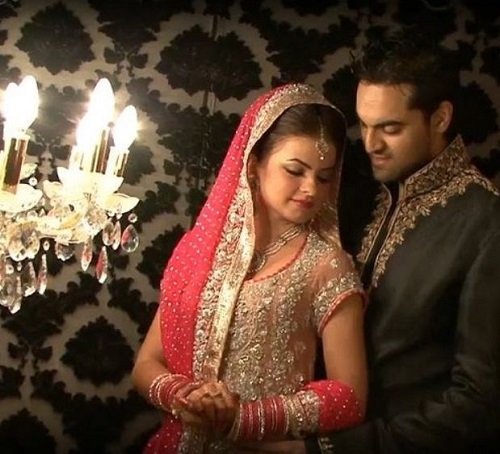 Hira Khan's wedding photo