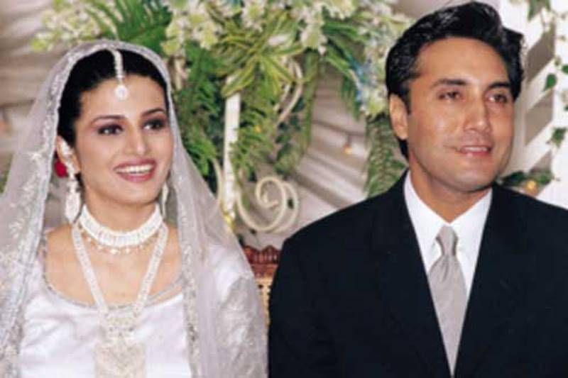 Adnan Siddiqui with his wife