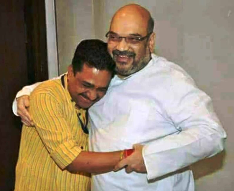Amit Shah with his close confidante Sunil Bansal