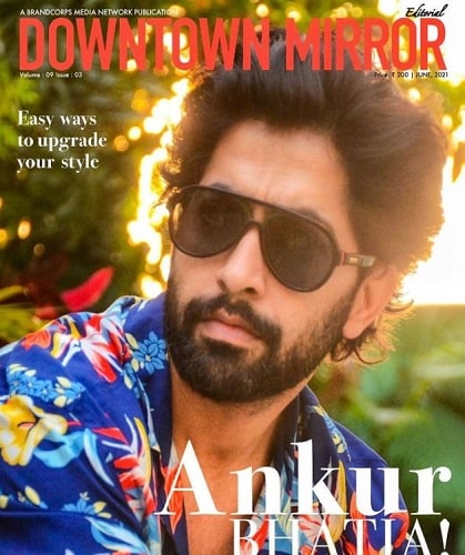 Ankur Bhatia featured on a cover of magazine