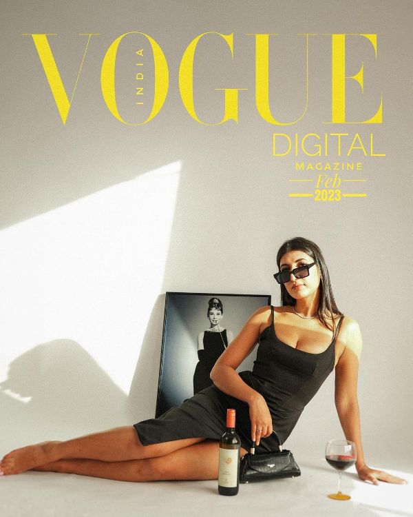 Avantika Mohan on the cover of Vogue Magazine