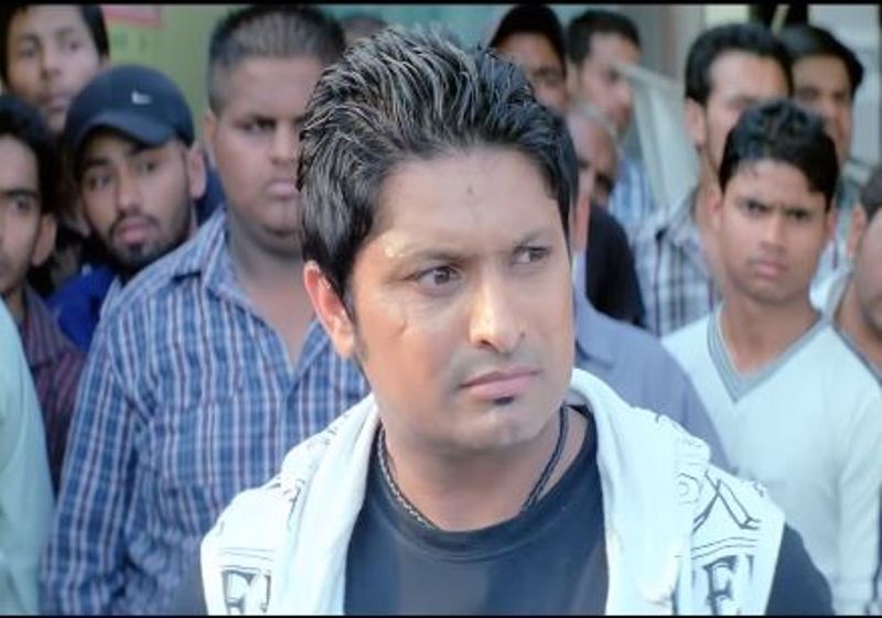 Balkar Sidhu in a still from the Punjabi film Desi Munde (2016)
