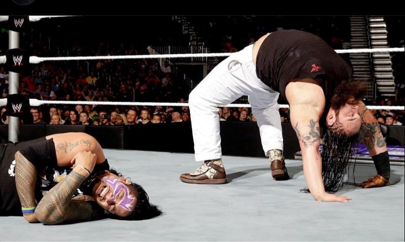 Bray Wyatt (right) with Matt Hardy