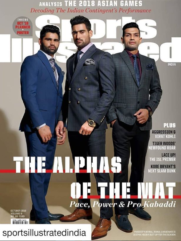 Deepak on the covers of Sports Illustrated magazine
