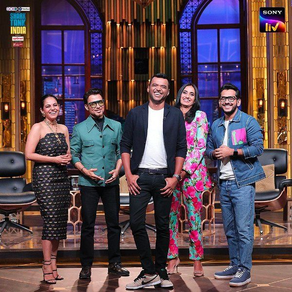 Deepinder Goyal (centre) with other judges of the show 'Shark Tank India' (Season 3)