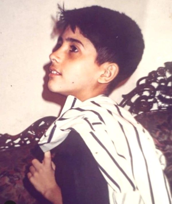 Faizan Sheikh in his childhood