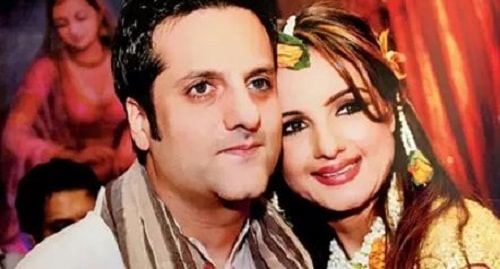Fardeen Khan with his sister Laila