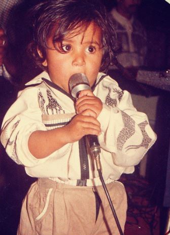 Gitaj Bindrakhia performing in childhood