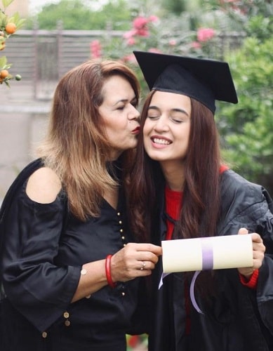 Hira Khan on her graduation day