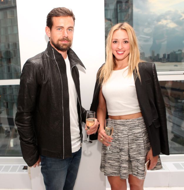 Jack Dorsey with Kate Greer