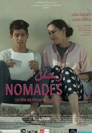 Jalila Talemsi on the poster of the film Nomades