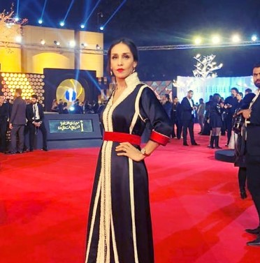 Jalila Talemsi while attending the Cairo International Film Festival