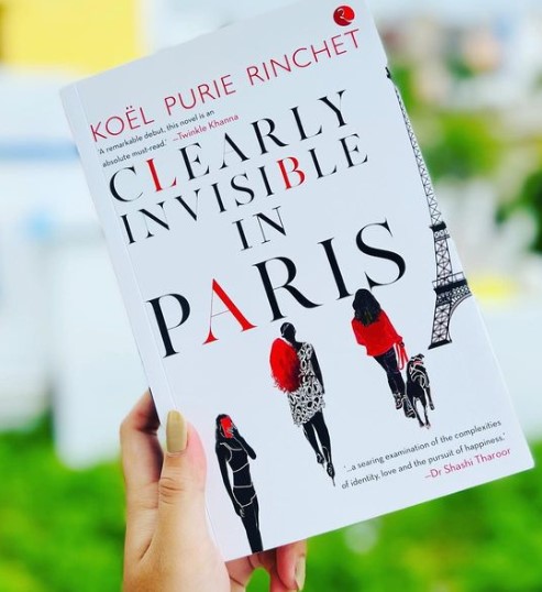 Koel Purie while promoting her book 'Clearly Invisible in Paris'