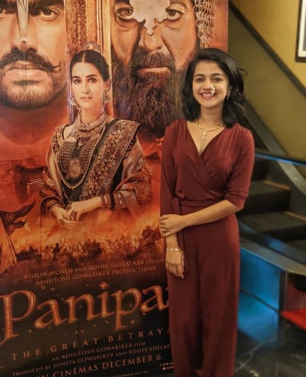 Krutika Deo during the promotion of Panipat film