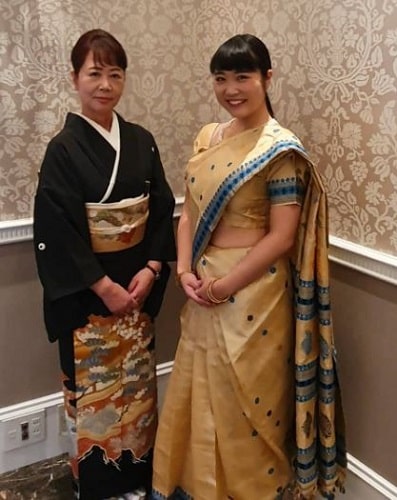 Mayo Japan with her mother