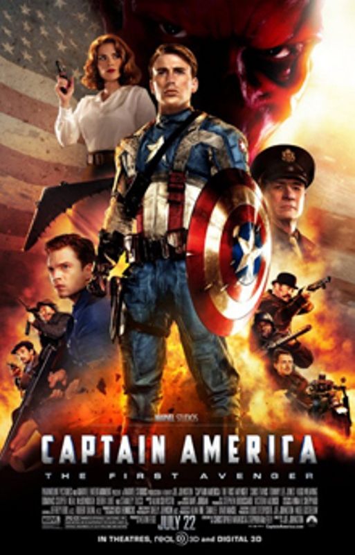 Poster of the film 'Captain America The First Avenger'