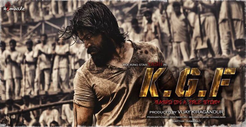 Poster of the film KGF