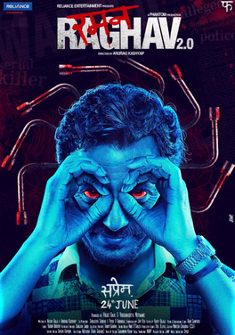 Poster of the film 'Raman Raaghav 2.0' (2016), starring Ashok Lokhande