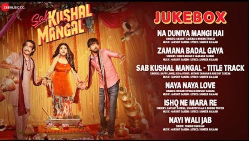 Poster of the film 'Sab Kushal Mangal' (2020) with songs composed by Harshit Saxena
