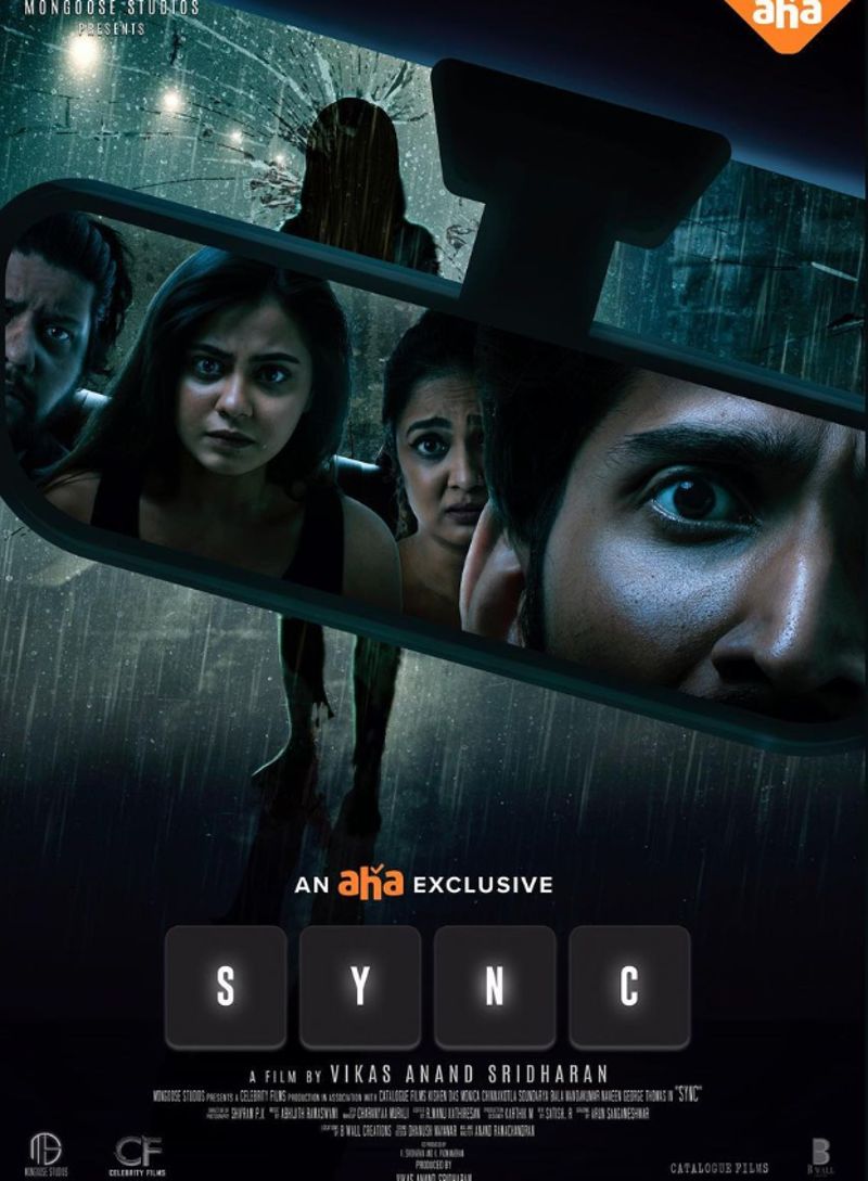 Poster of the film Sync (2023) featuring Soundarya Bala Nandakumar